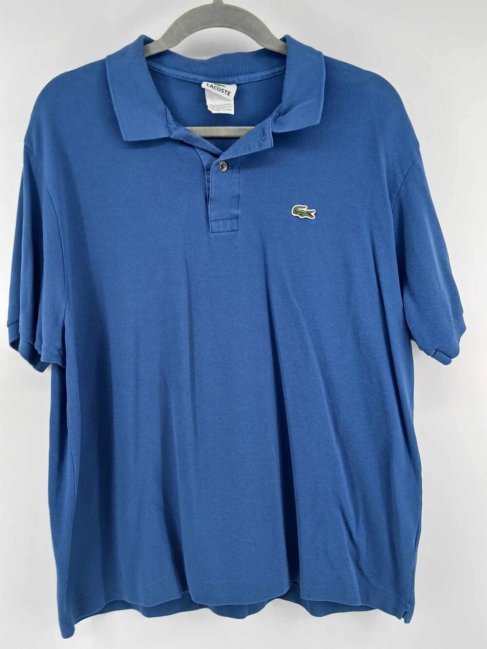 Lacoste Classic Fit blue polo  L.12.12